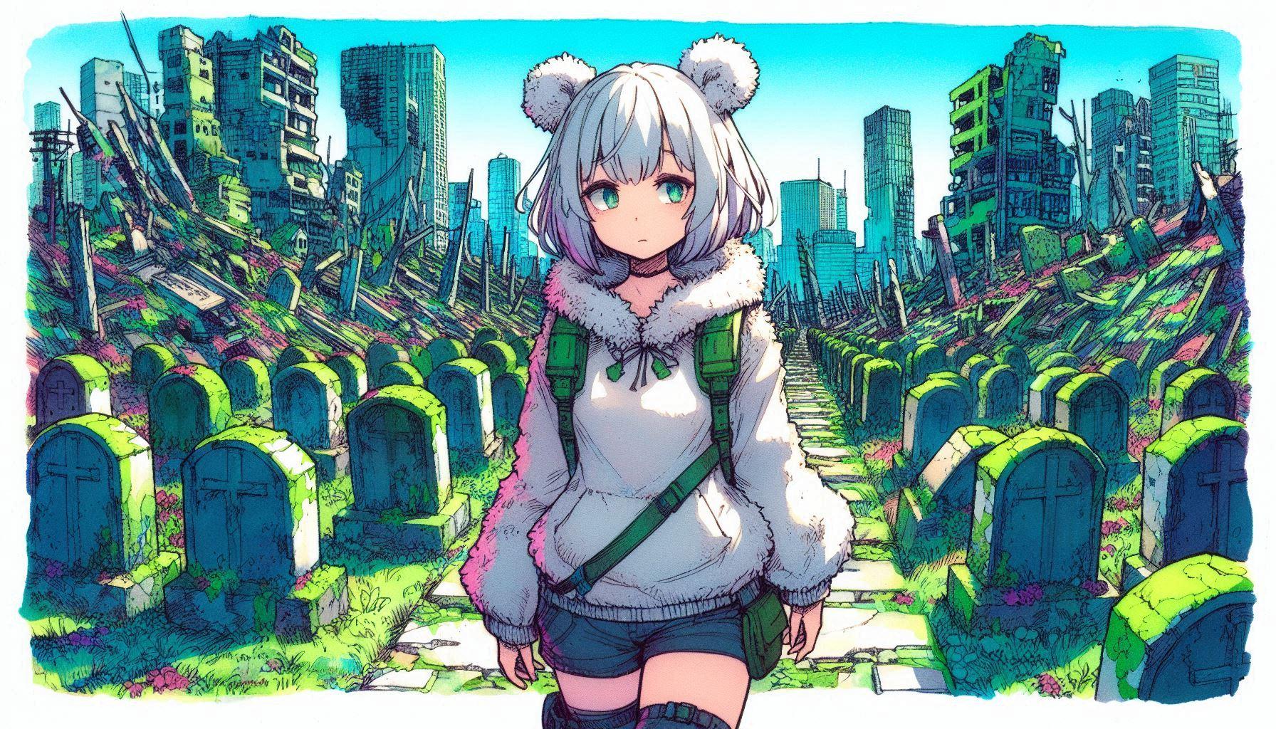 白くま少女の終末譚 (白ラッコ視点)③ | の人気AIイラスト・グラビア