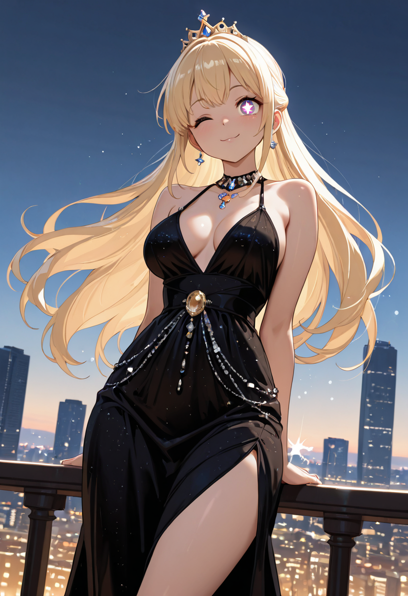星降る夜のドレスアップ