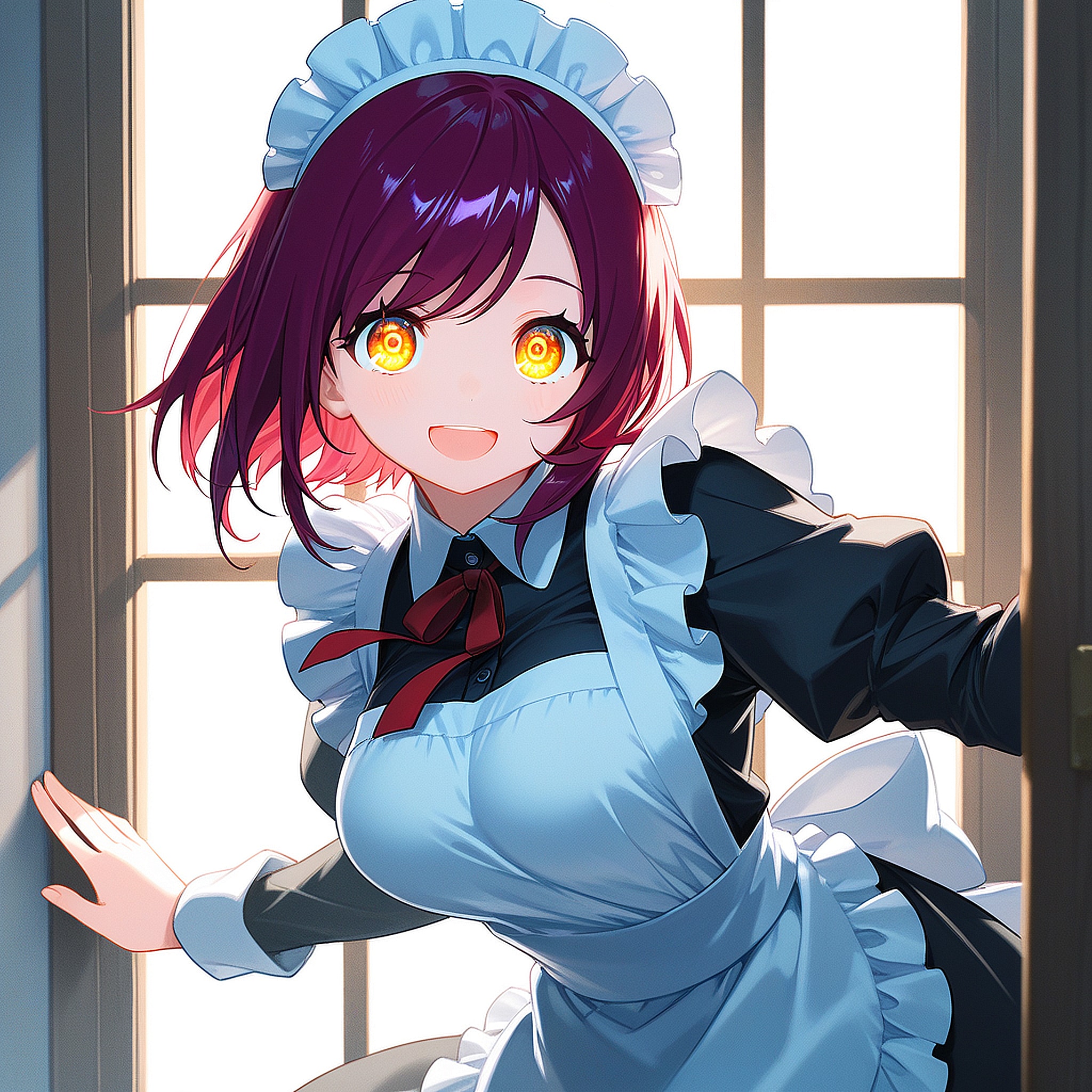 こんにちは（挨拶メイドの芽衣ちゃん）