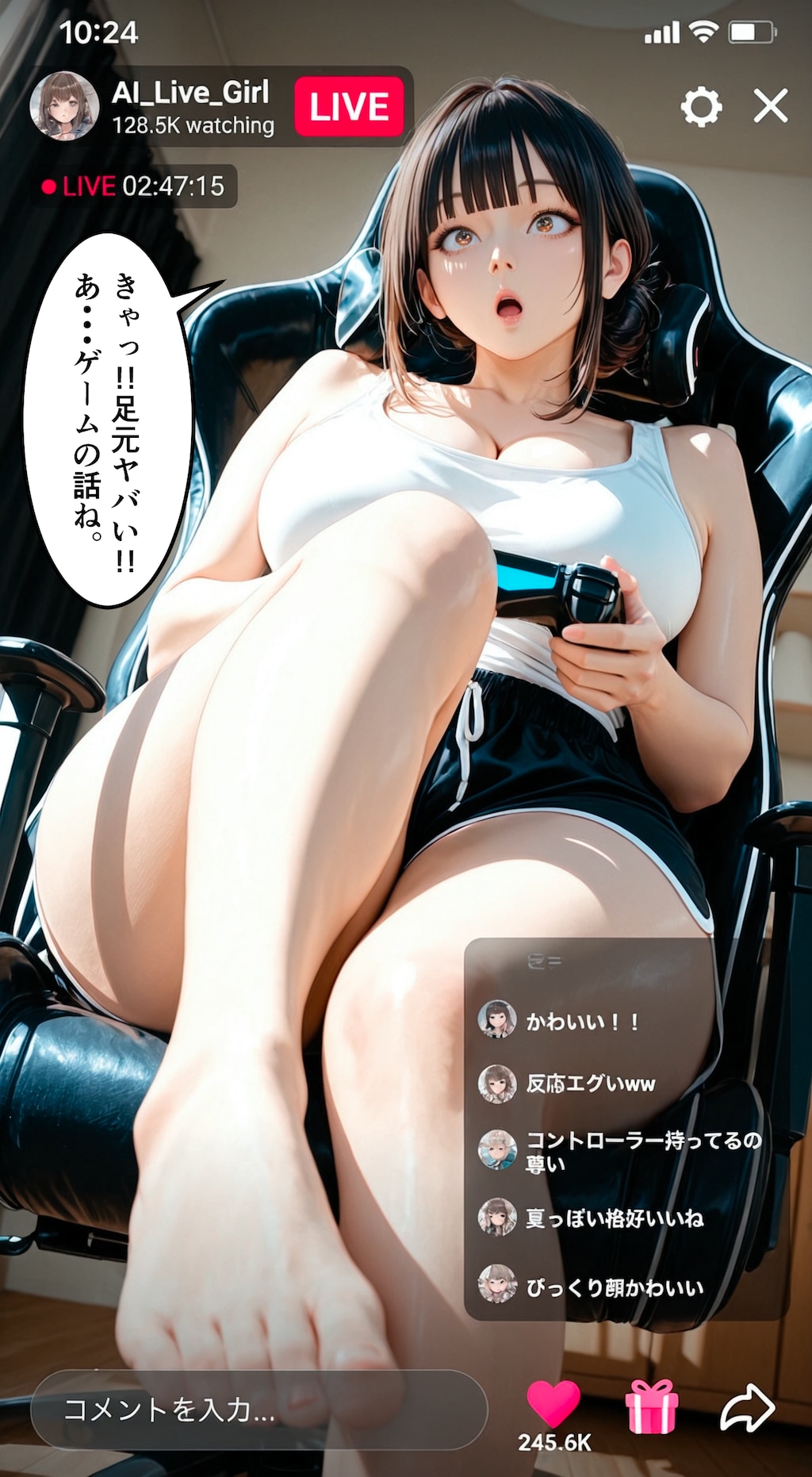 ゲーム配信女子//概要欄見てね♡