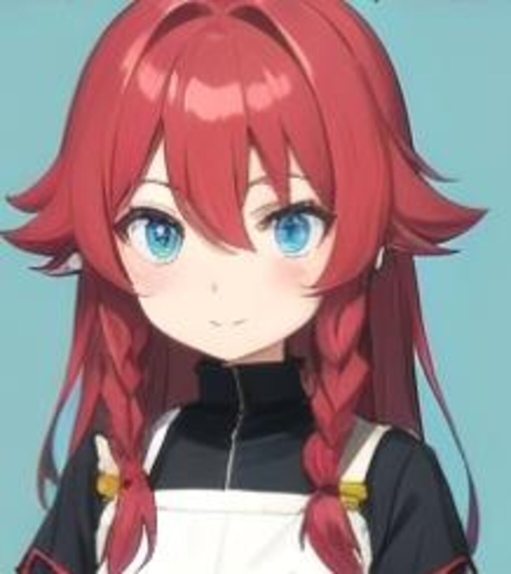 特徴的なアホ毛（横）