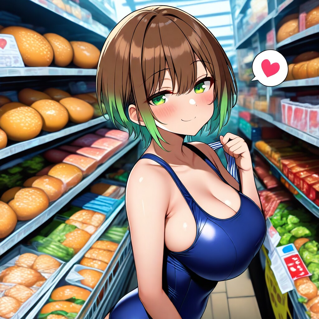 106 スク水モールでお買い物デートなボーイッシュ