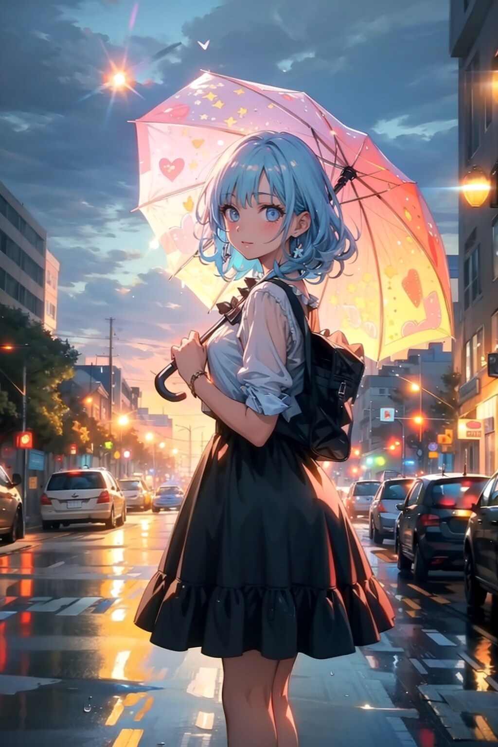 今日のトパーズちゃん　傘