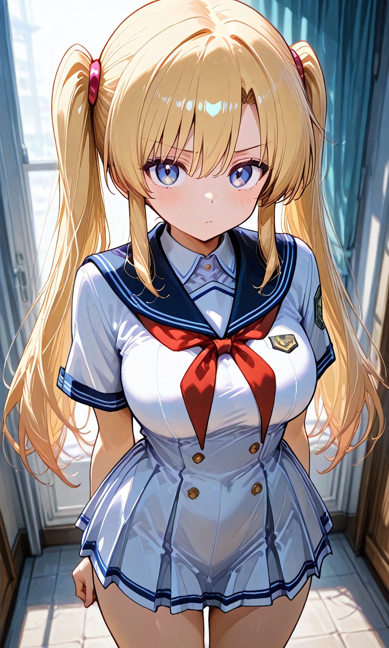 金髪のツインテール少女 | の人気AIイラスト・グラビア