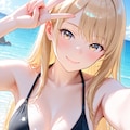 【オリキャラ】九条心愛 水着自撮り 2枚目