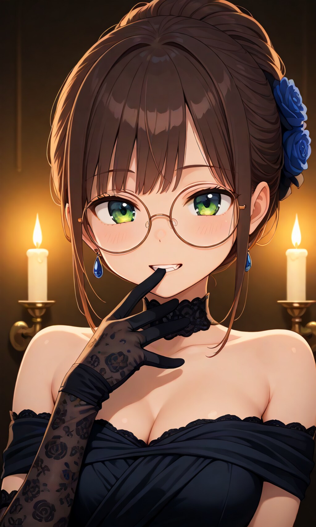 レースのグローブ