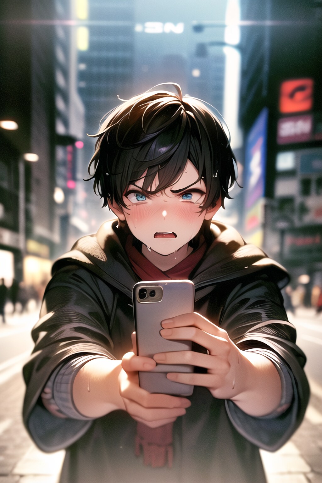 Frustrated boyfriend