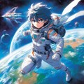 宇宙船アニメ風 2枚目