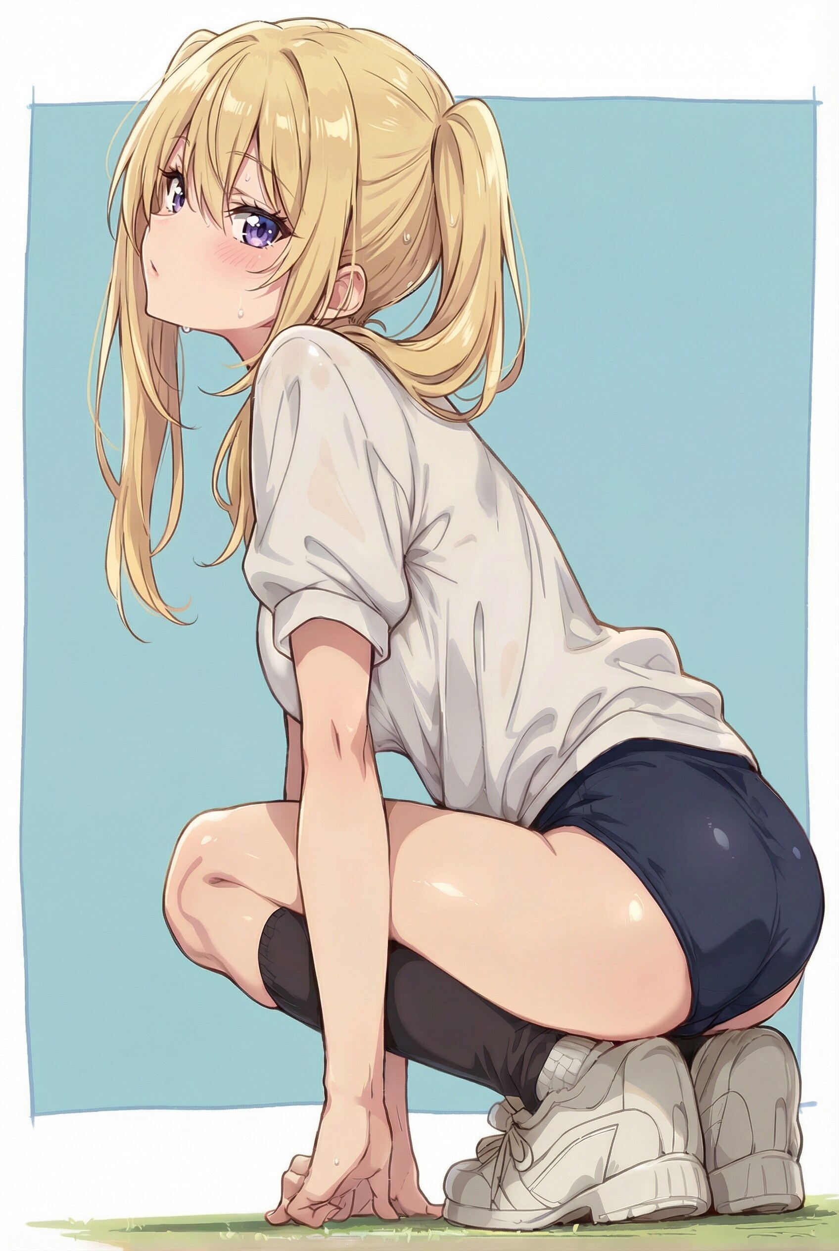 金髪ツインテール