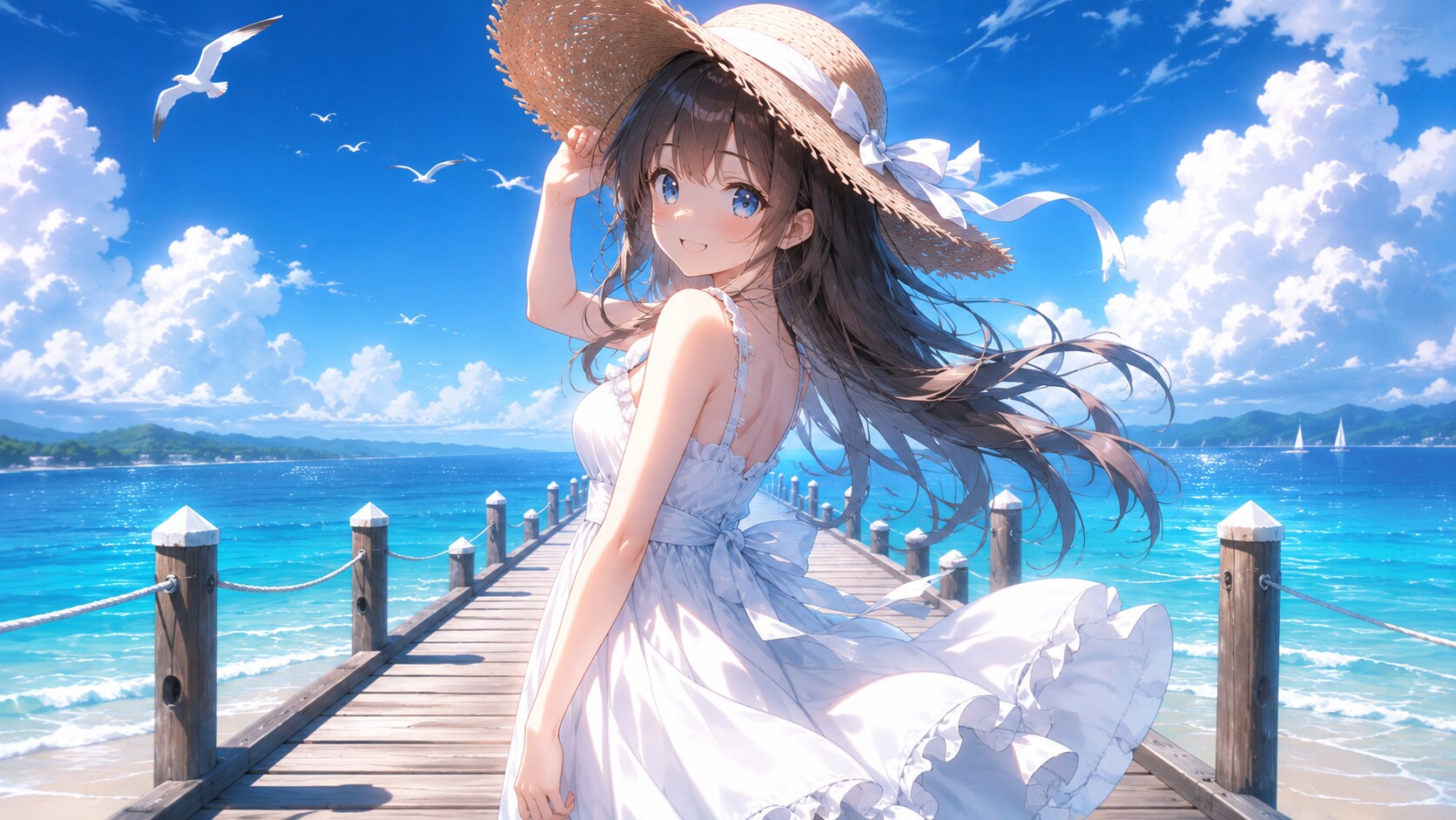夏少女 | の人気AIイラスト・グラビア