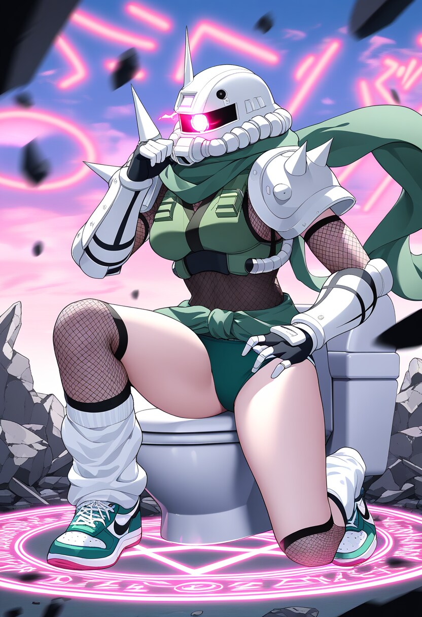ジェネリックザク子ちゃんと忍ルマとトイレ