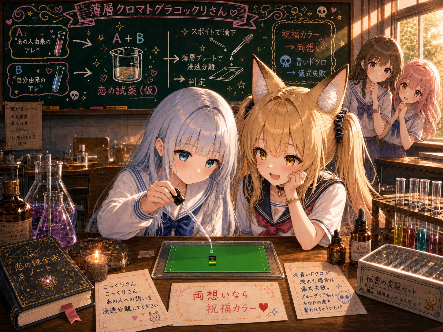 アンサー:薄層クロマトグラコックリさん