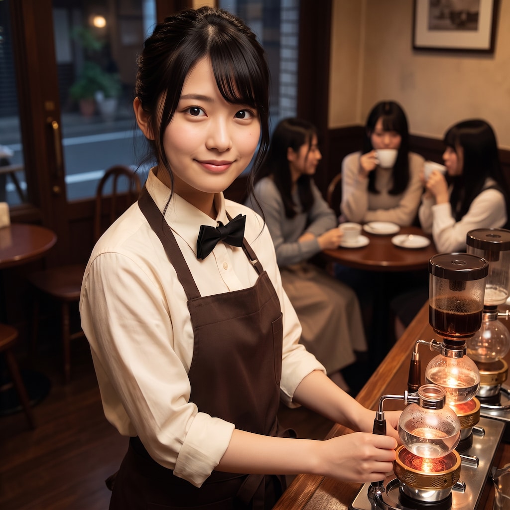 コーヒーショップ店員