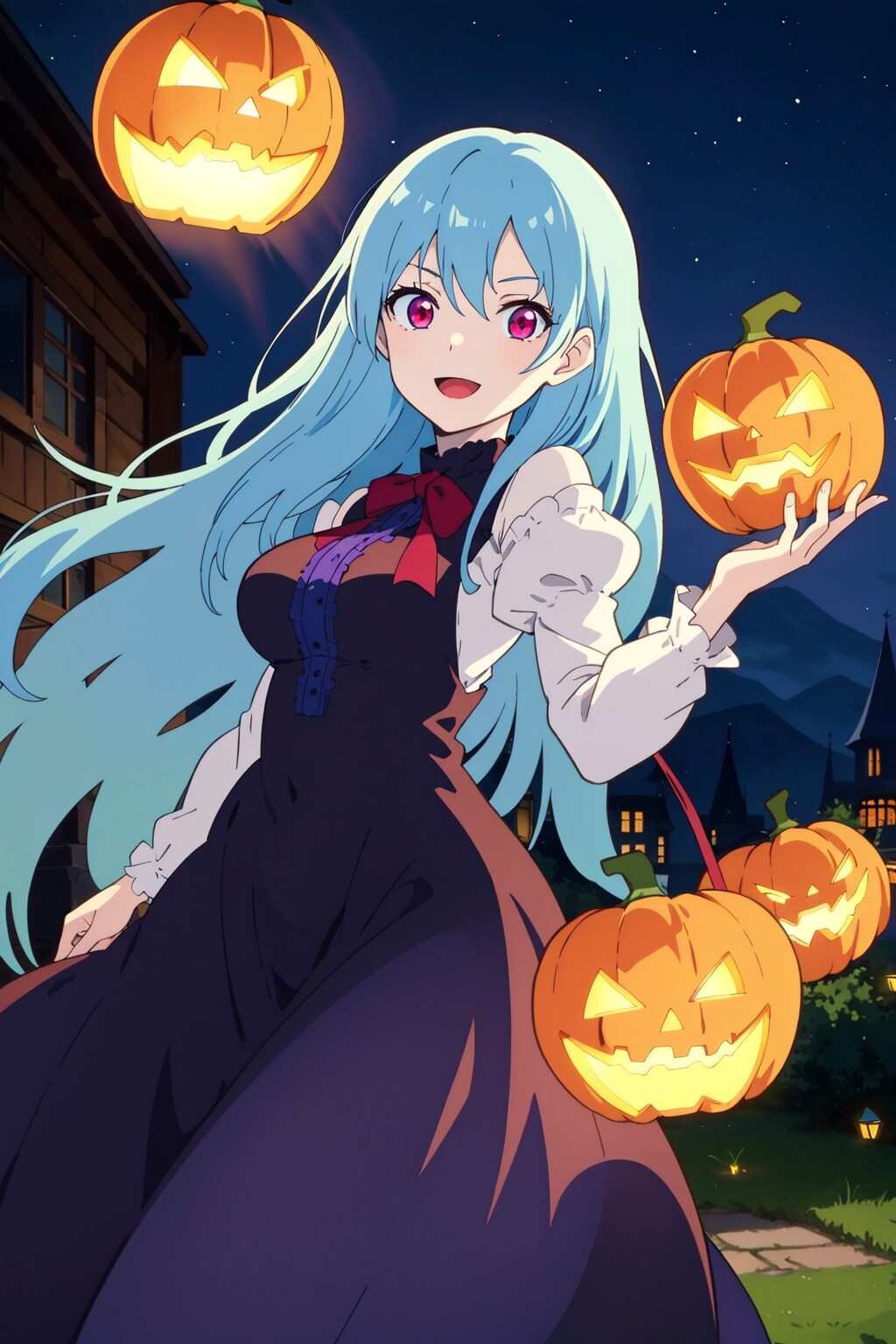 ハロウィンのゴーストガール