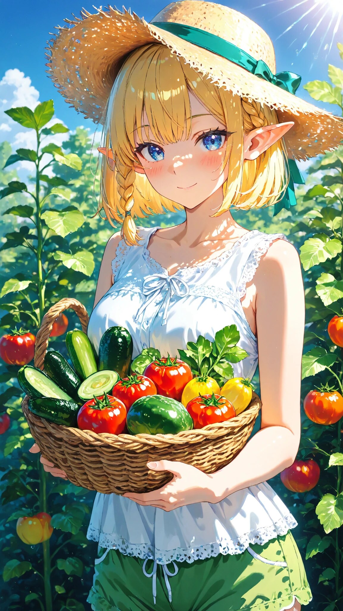 🧝‍♀️ 野菜｜1日350g食べて、どうぞ。 | の人気AIイラスト・グラビア