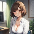 会社のお姉さん（３枚） 2枚目