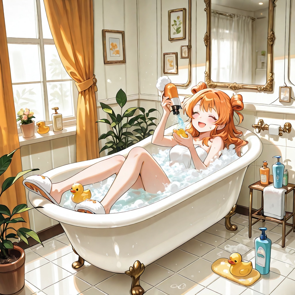 おふろでさっぱり♪ | の人気AIイラスト・グラビア