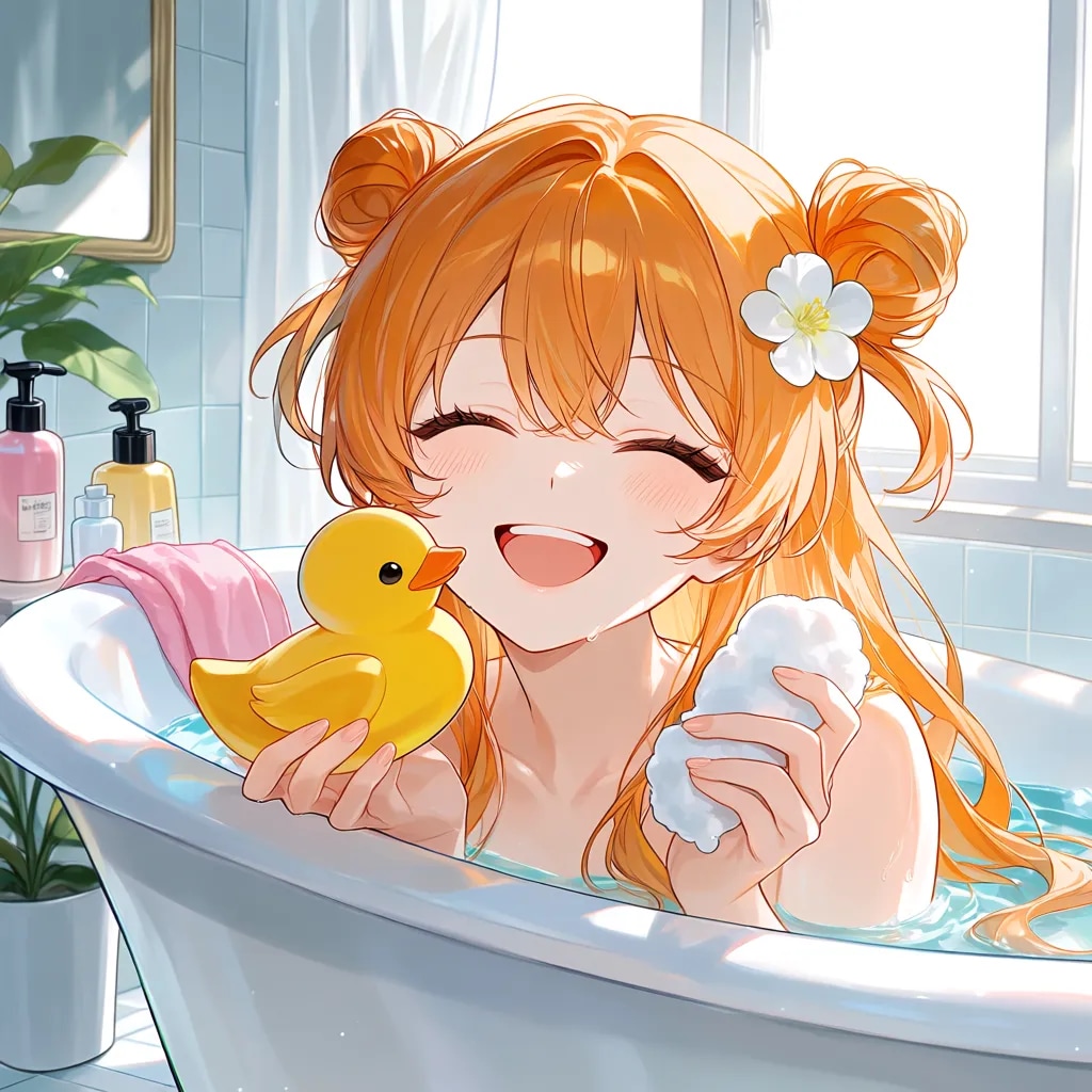 おふろでさっぱり♪