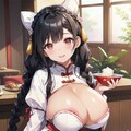 むちむち白チャイナさん　　「何か？　え？わたしは姉よ。双子ね。でも髪黒いからすぐわかるよ。」 2枚目