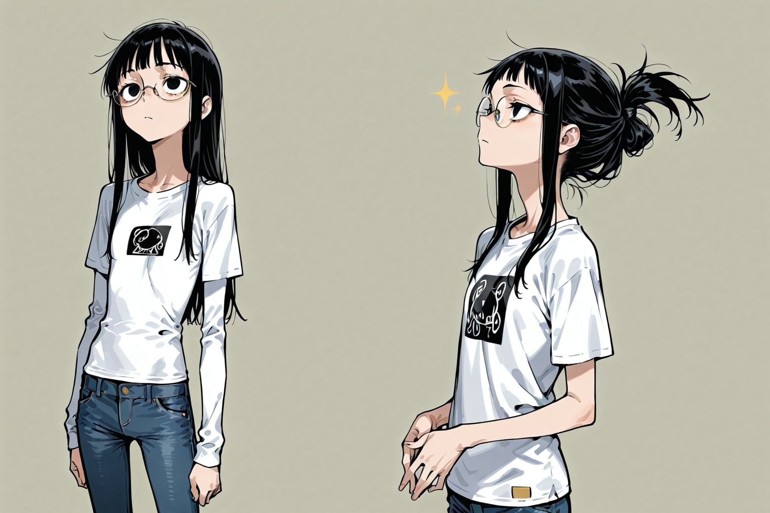 (実験)skinny | の人気AIイラスト・グラビア