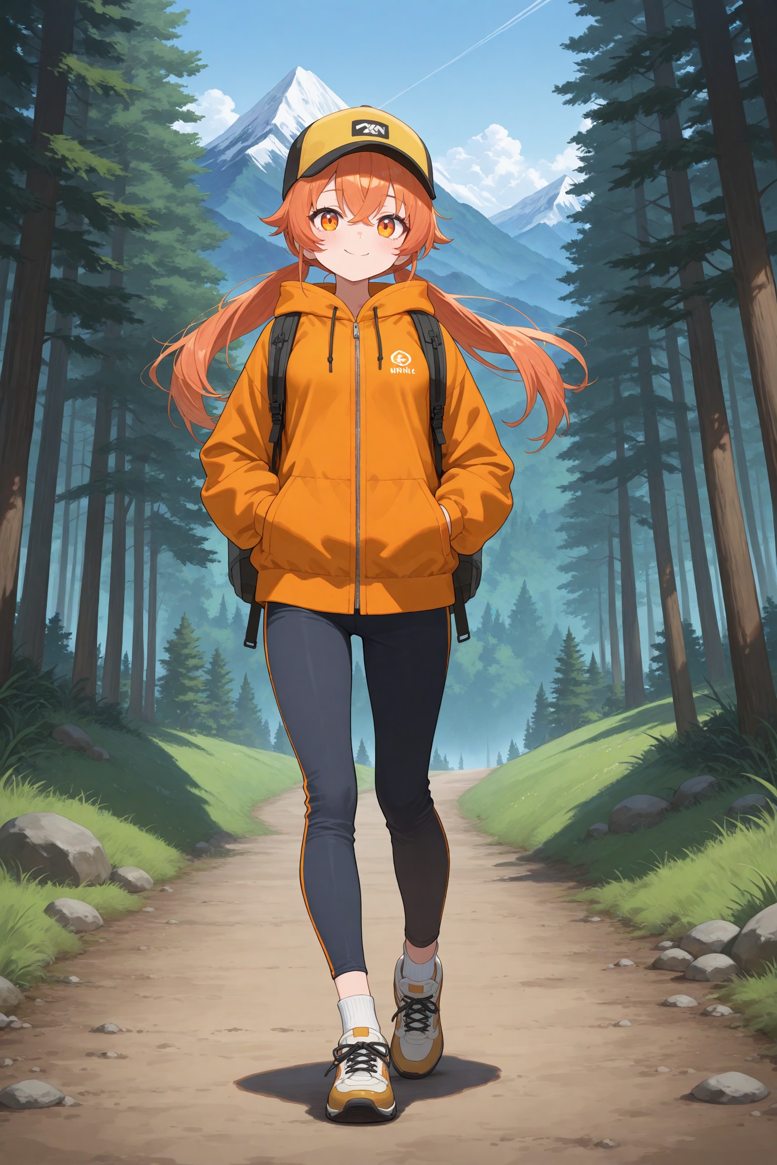 山登りをするあかねちゃん | の人気AIイラスト・グラビア