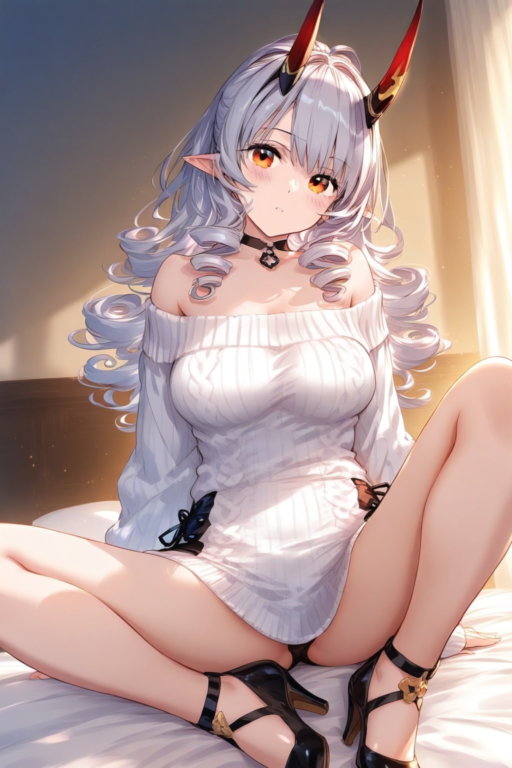 縦セタの鬼娘