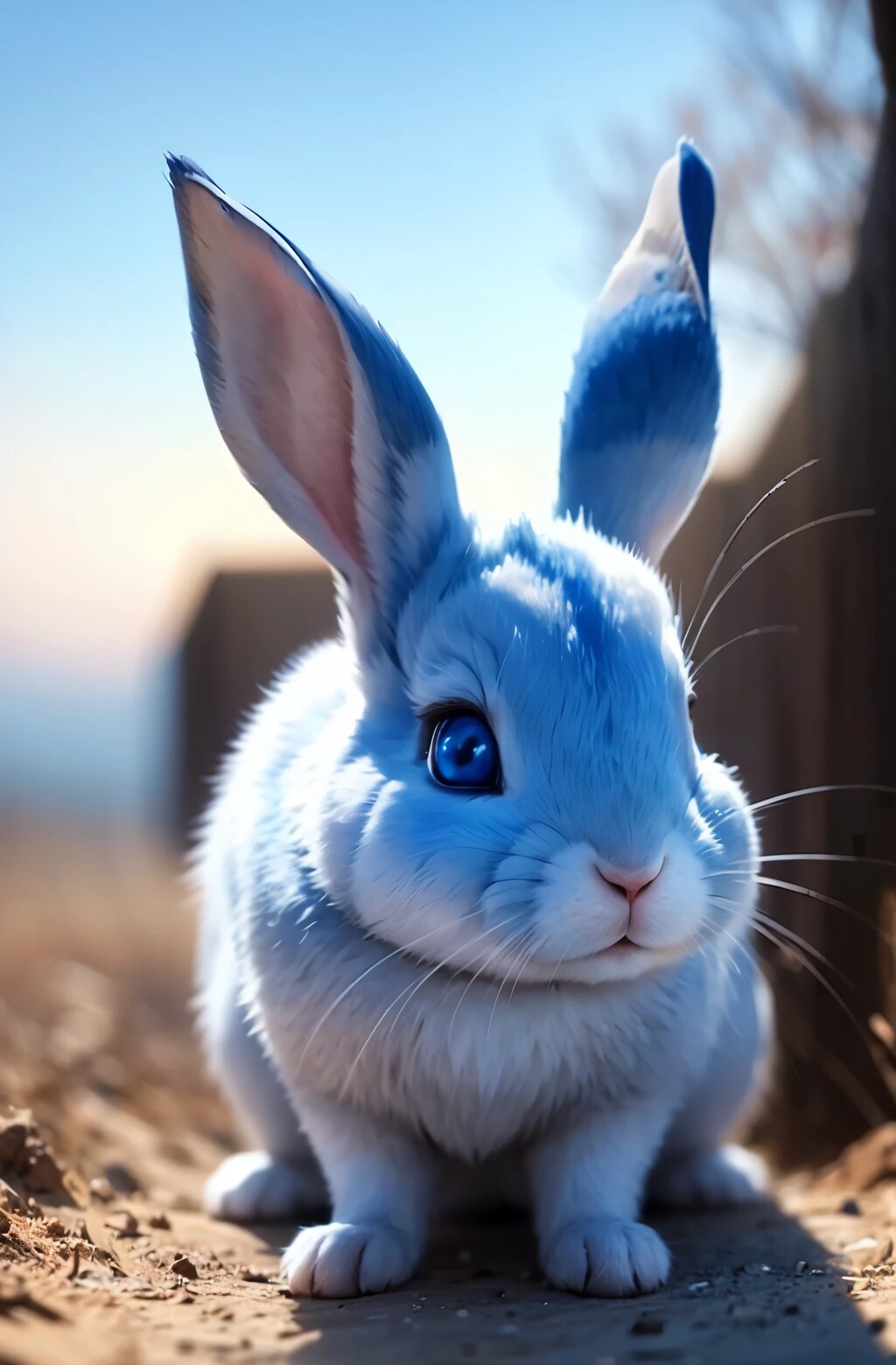 青い目のうさぎ