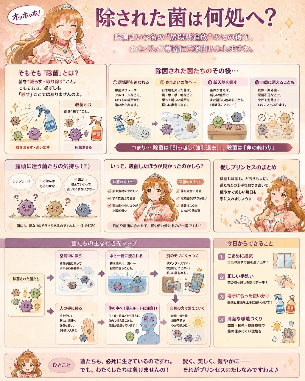 除された菌は何処へ？