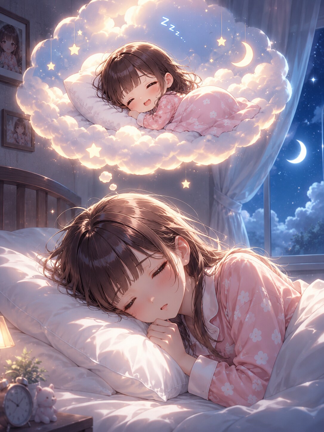 夢の中でも、おやすみなさい。💤 | の人気AIイラスト・グラビア