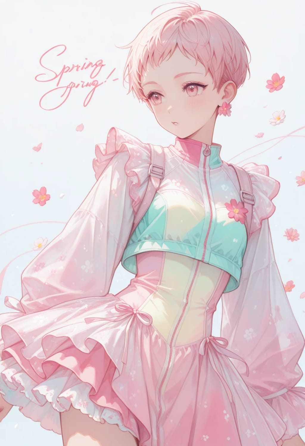 桜ベリーショート♡