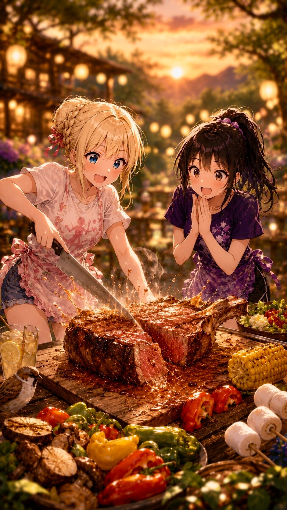 肉汁あふれる瞬間！ | の人気AIイラスト・グラビア