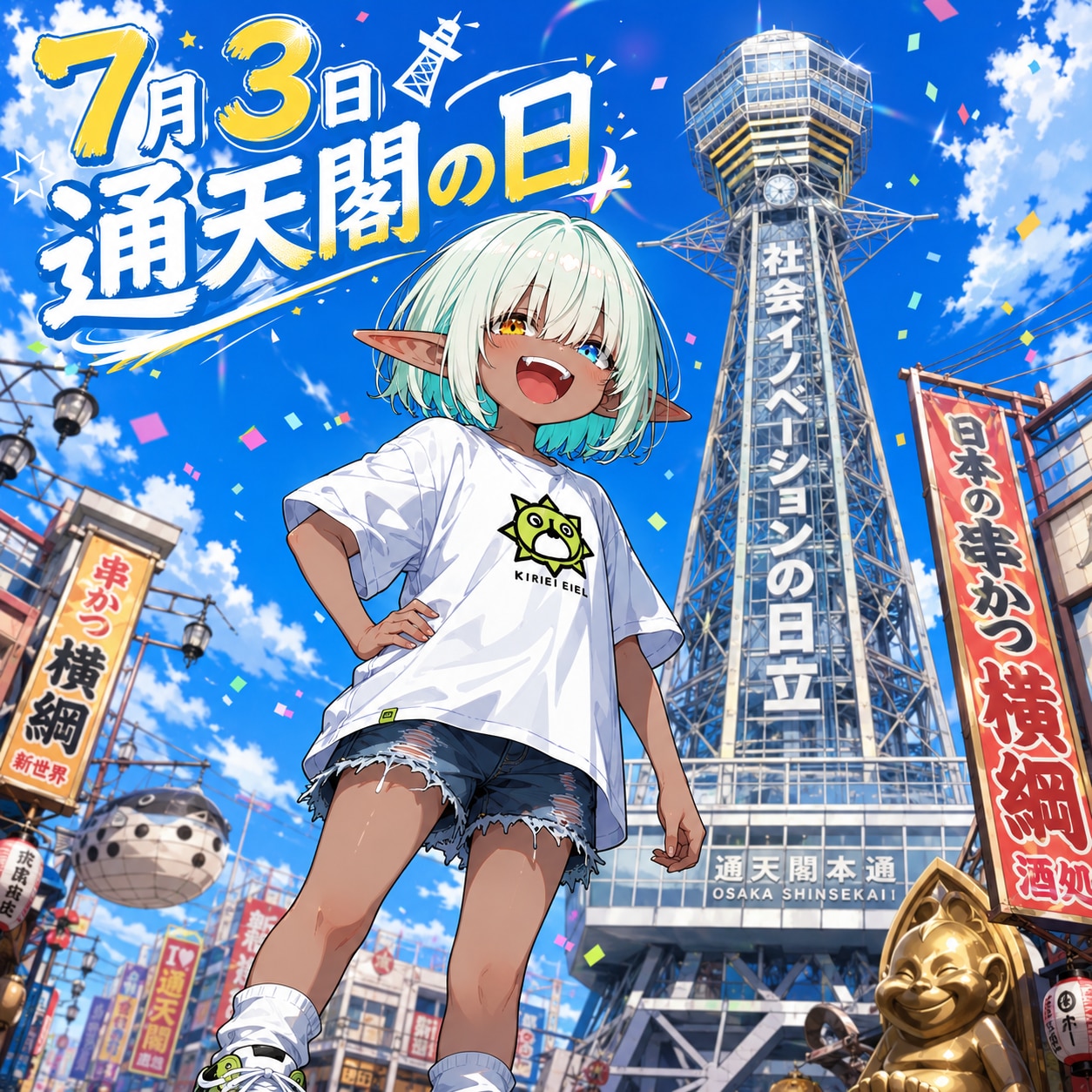 [今日は何の日 7/3] 通天閣の日