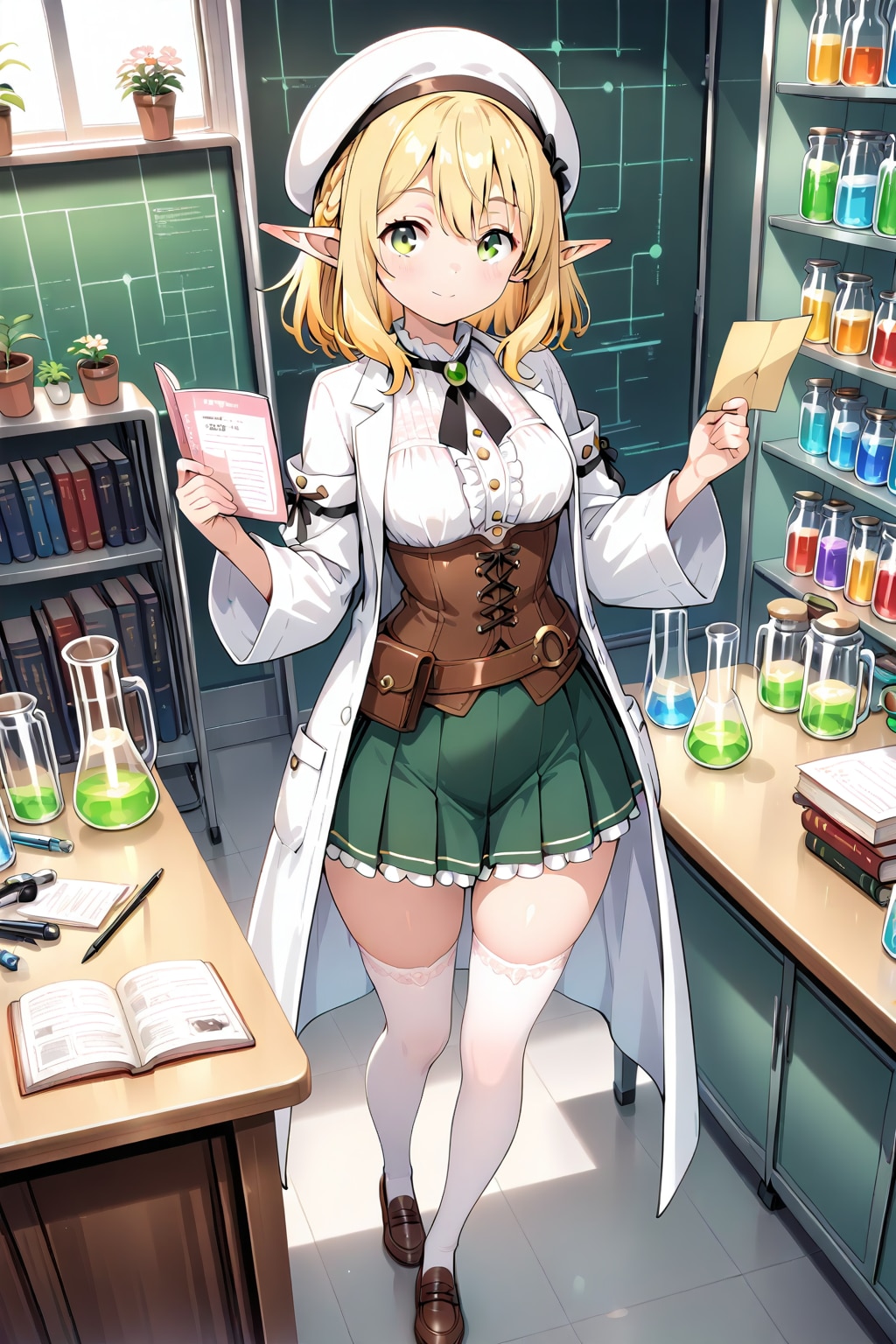 エルフちゃんの研究室 | の人気AIイラスト・グラビア