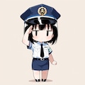 婦警さんのコスプレしてみる 7枚目