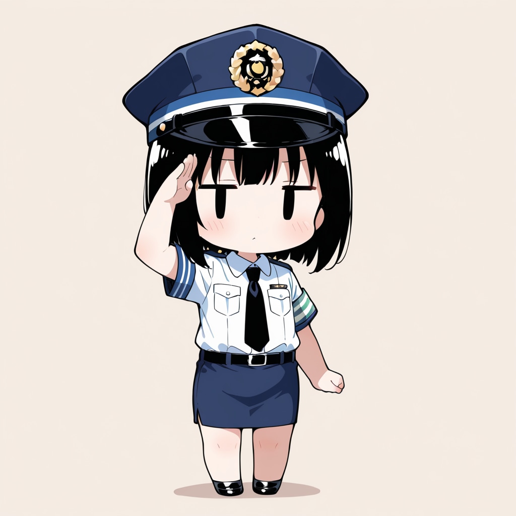婦警さんのコスプレしてみる