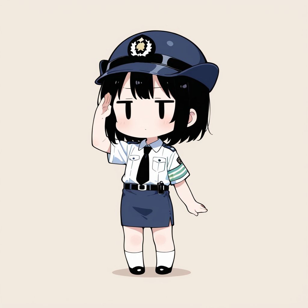 婦警さんのコスプレしてみる