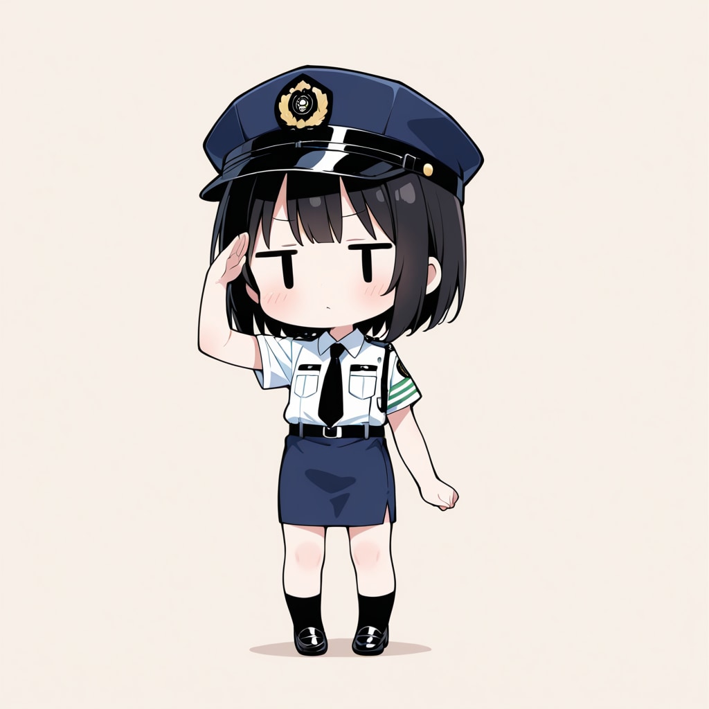婦警さんのコスプレしてみる