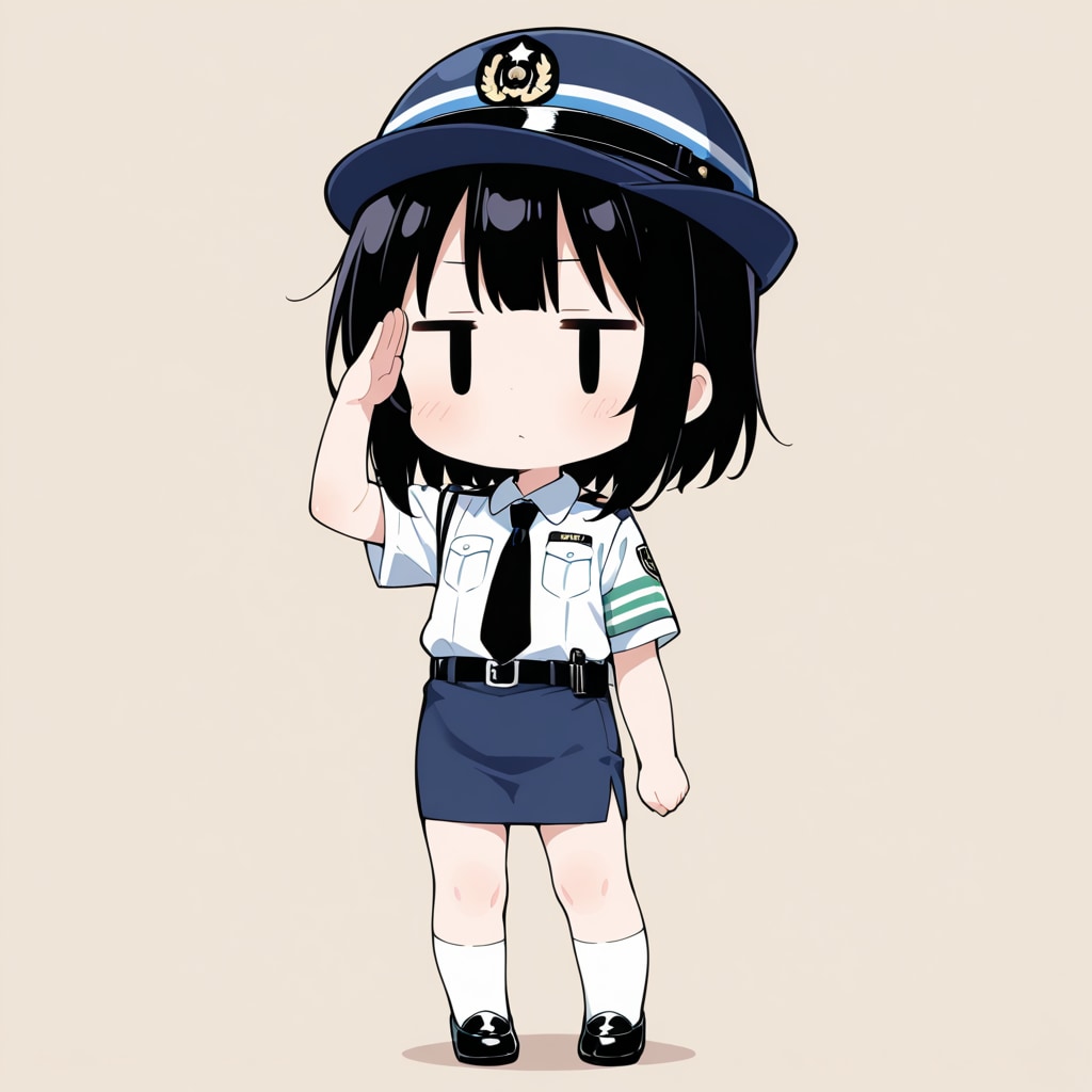 婦警さんのコスプレしてみる
