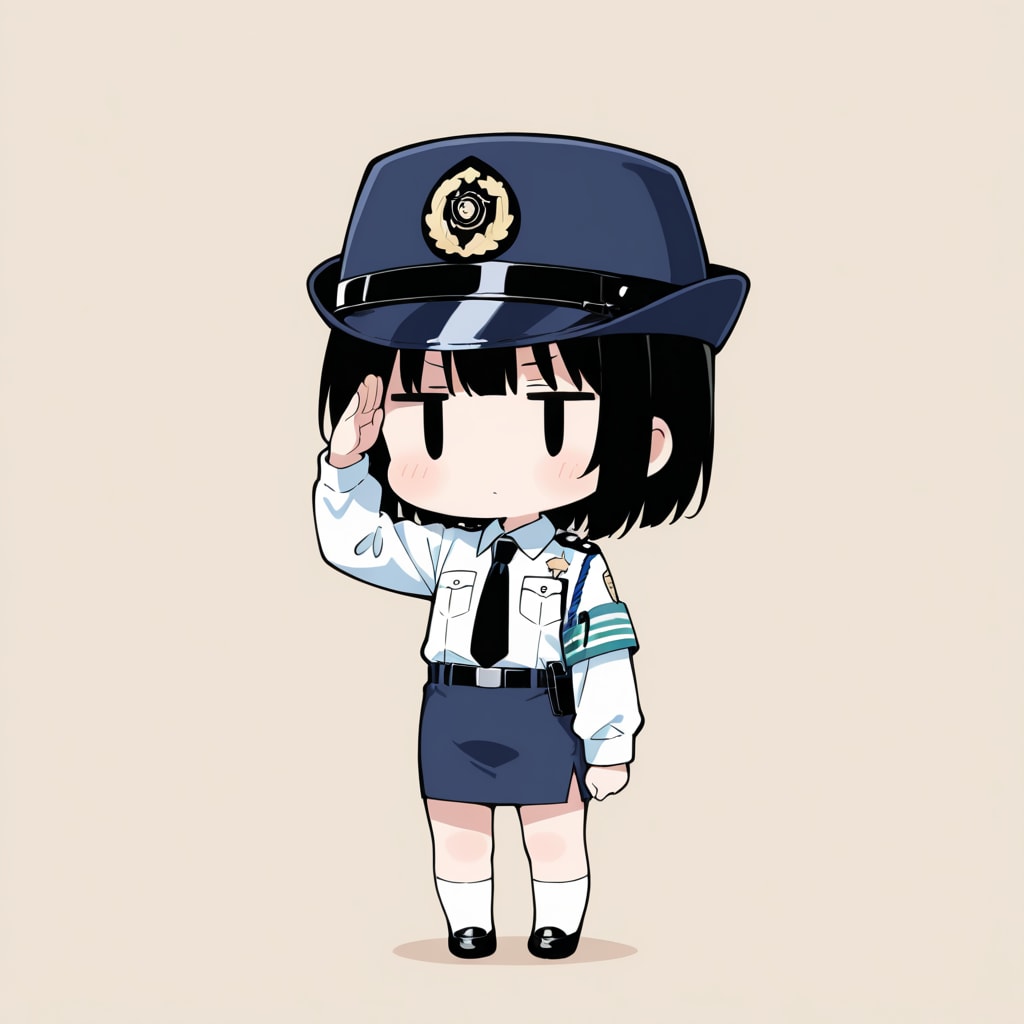 婦警さんのコスプレしてみる