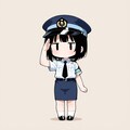 婦警さんのコスプレしてみる 6枚目