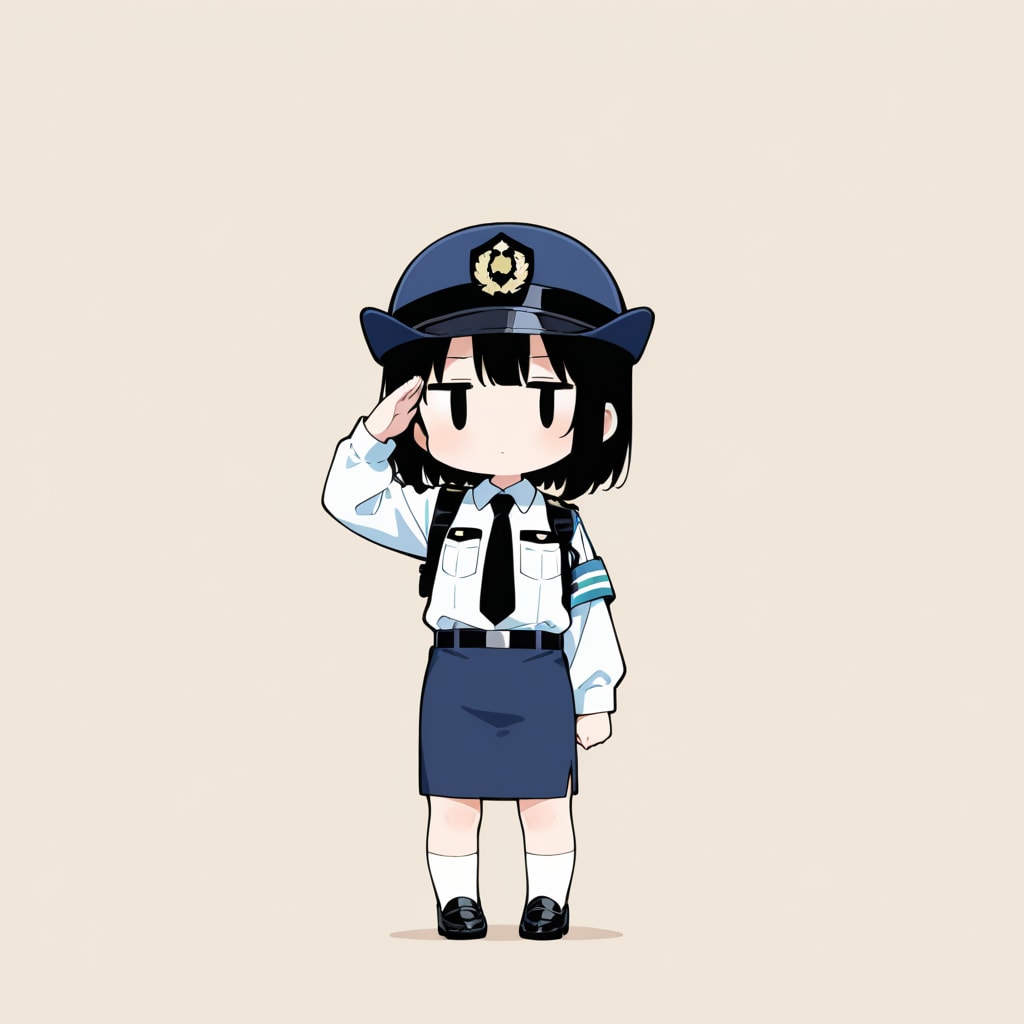 婦警さんのコスプレしてみる