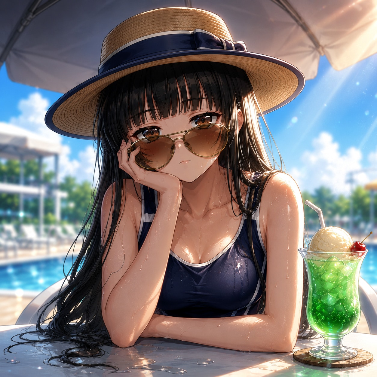夏の日陰