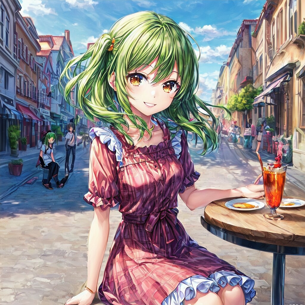 都会の女の子 city girl