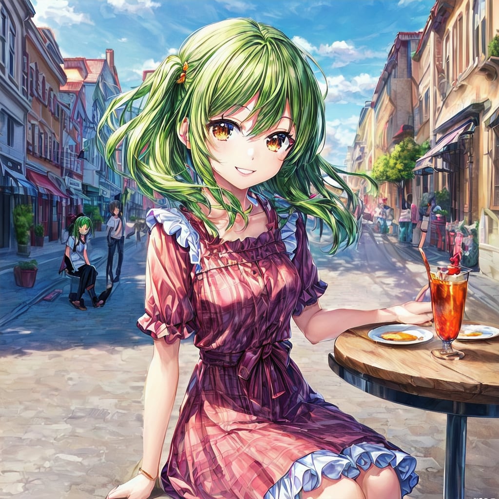 都会の女の子 city girl