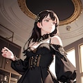 ドレス姿の少女 3枚目