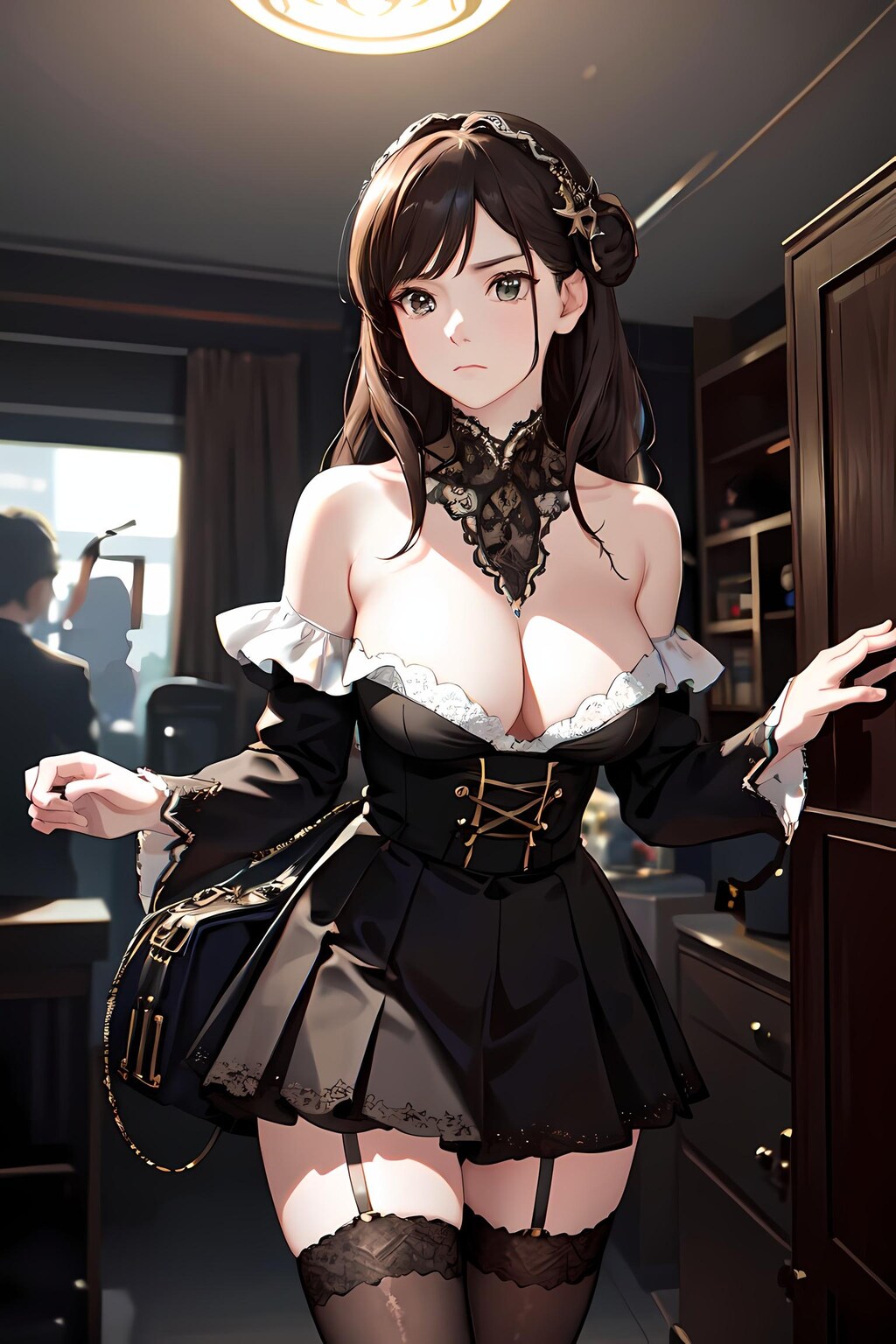 ドレス姿の少女