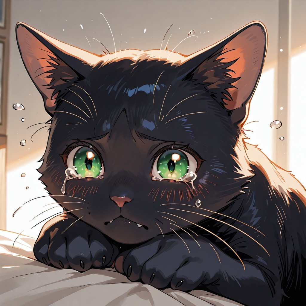 泣く猫