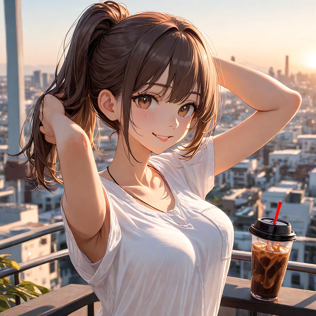 ベランダ | の人気AIイラスト・グラビア