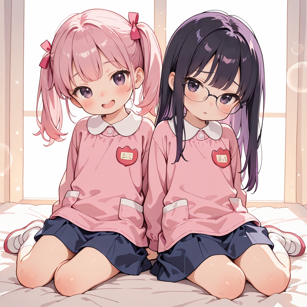 詩織ちゃん、ひなちゃん、幼稚園時代