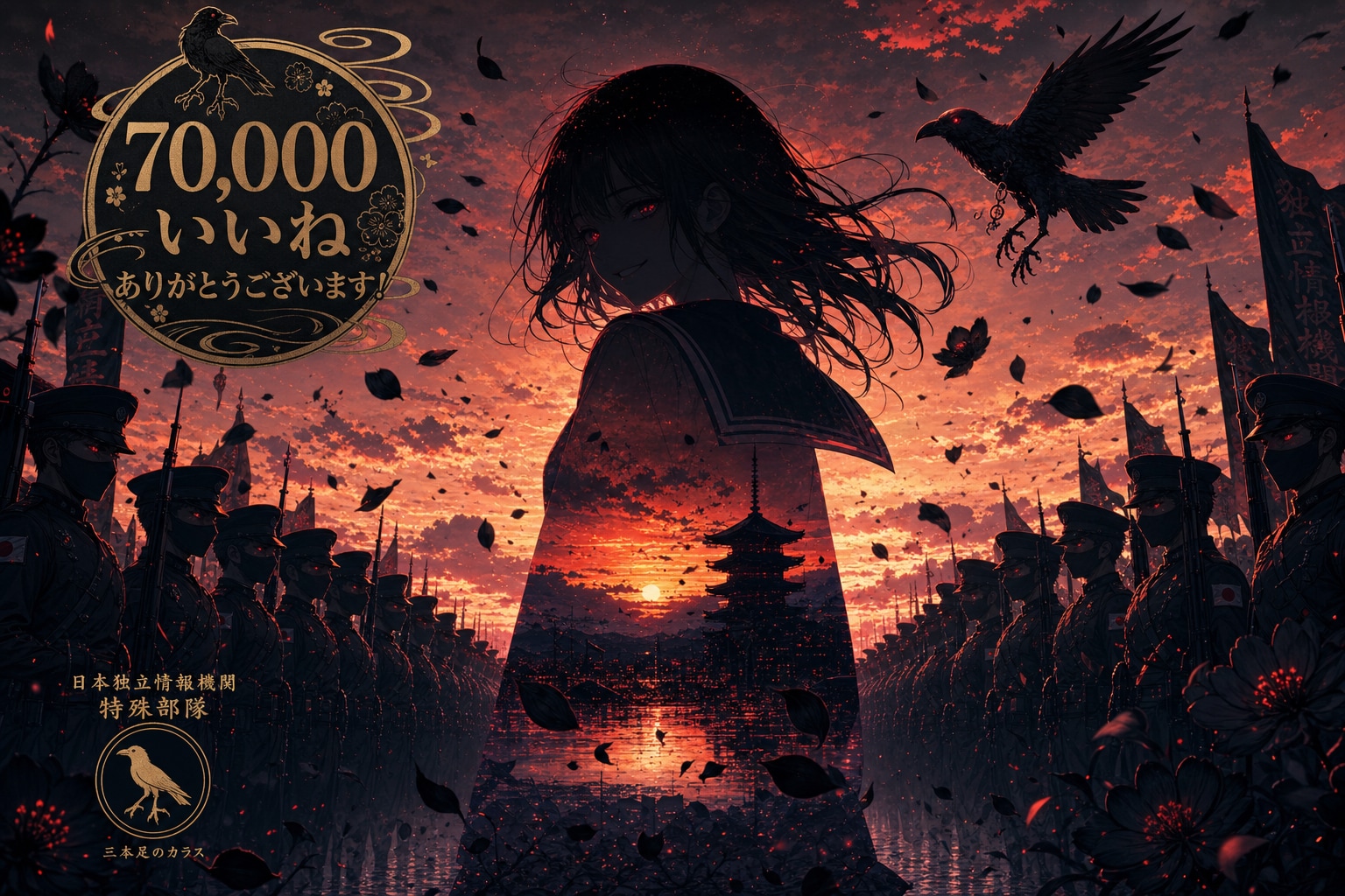 御礼　70,000 いいね頂きました! | の人気AIイラスト・グラビア